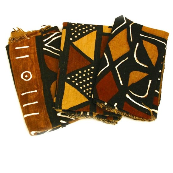 FOUR-COLOR African Mud Cloth Fabric - Picture 1 of 1